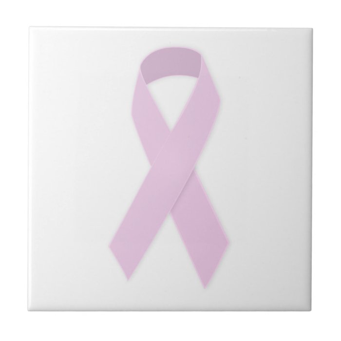 PINK RIBBON CAUSES MEDICAL ILLNESSES BREAST CANCER CERAMIC TILES