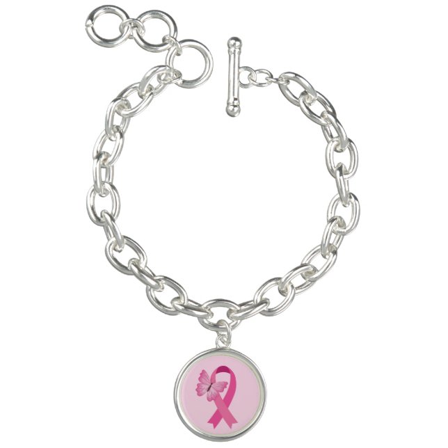 Pink Ribbon Charm Bracelet (Product)