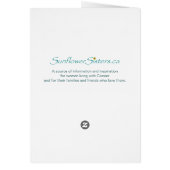 Pink Ribbon Chemo Bell Card (Back)