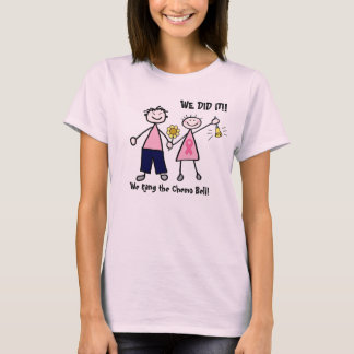 Pink Ribbon Chemo Couple Ring the Bell T-shirt