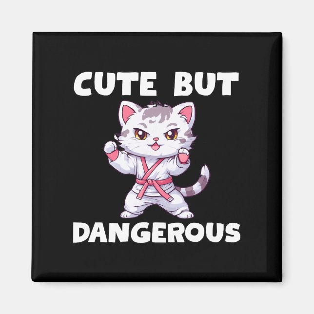 Pink Ribbon Coquette Bow Boxing Gloves Breast Canc Magnet (Front)