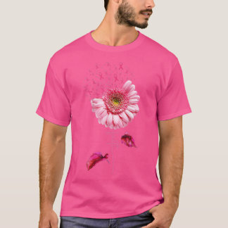 Pink Ribbon Daisy Faith Breast Cancer Awareness Mo T-Shirt