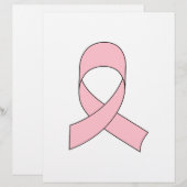 Pink Ribbon Drawing (Front/Back)