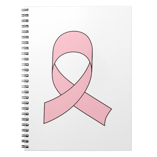Pink Ribbon Drawing Notebook (Front)