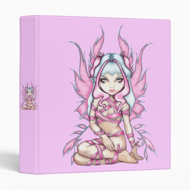 Pink Ribbon Fairy Binder (Front/Spine)