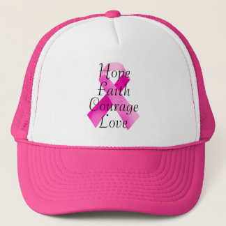 Pink Ribbon Faith Hat