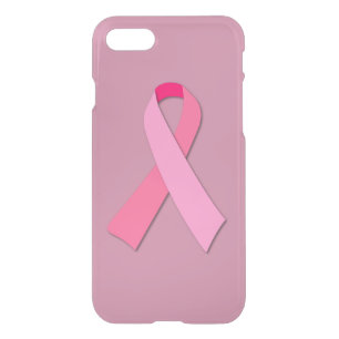 Pink Ribbon for Breast Cancer Awareness iPhone SE/8/7 Case