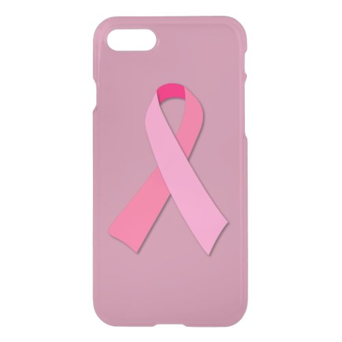 Pink Ribbon for Breast Cancer Awareness iPhone SE87 Case