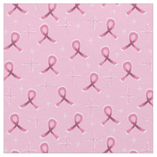 Pink Ribbon for Breast Cancer Pink Fabric