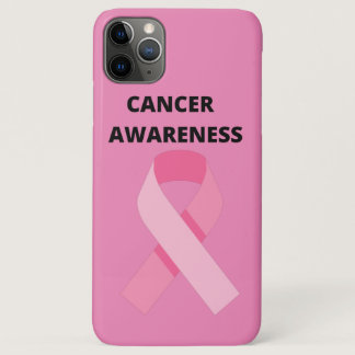 Pink ribbon for courage ,  iPhone 11 pro max case