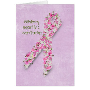 Pink Ribbon for Grandma Cards