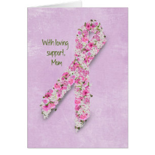 Pink Ribbon for Mom Cards