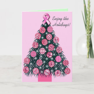 Pink Ribbon Holiday card