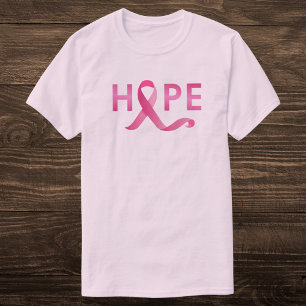 Pink Ribbon HOPE Breast Cancer Awareness T-Shirt