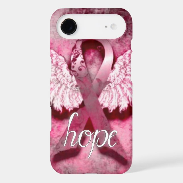 Pink Ribbon Hope by Vetro Designs Case-Mate iPhone Case (Back)