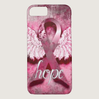 Pink Ribbon Hope by Vetro Designs iPhone 8/7 Case