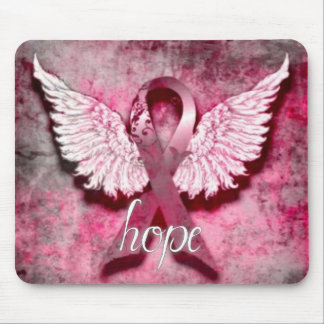 Pink Ribbon Hope by Vetro Designs Mouse Pad