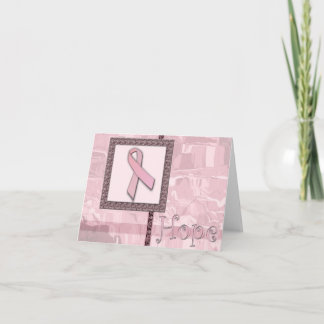 Pink Ribbon - Hope Card