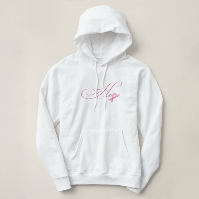 Pink Ribbon - Hope Hoodie (Design Front)