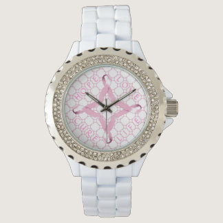 Pink Ribbon HOPE LOVE CURE LIFE Watch