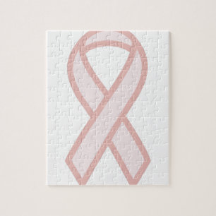 Pink Ribbon Jigsaw Puzzle