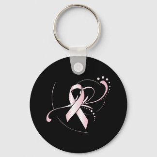 Pink Ribbon Keychain