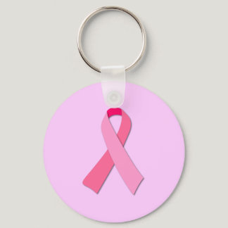 Pink Ribbon Keychain