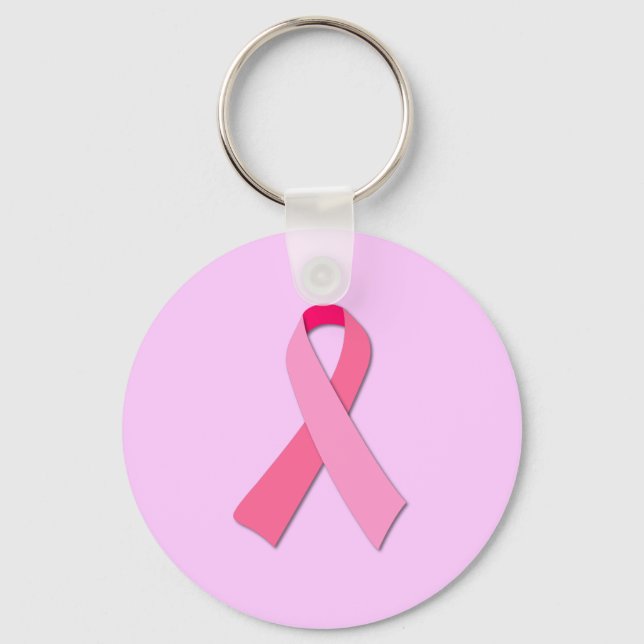 Pink Ribbon Keychain (Front)
