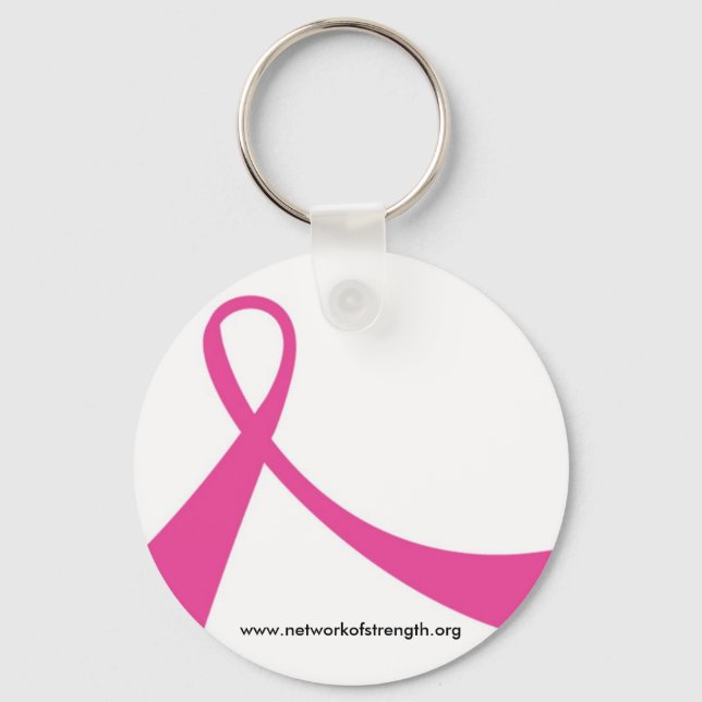 Pink Ribbon Keychain (Front)