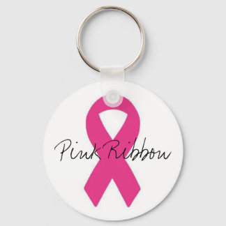 Pink Ribbon Keychain
