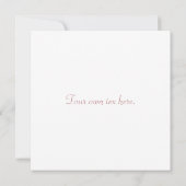 Pink Ribbon Laugh Live Love CardCustomize (Back)