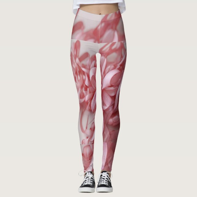 Pink Ribbon Legging  (Front)