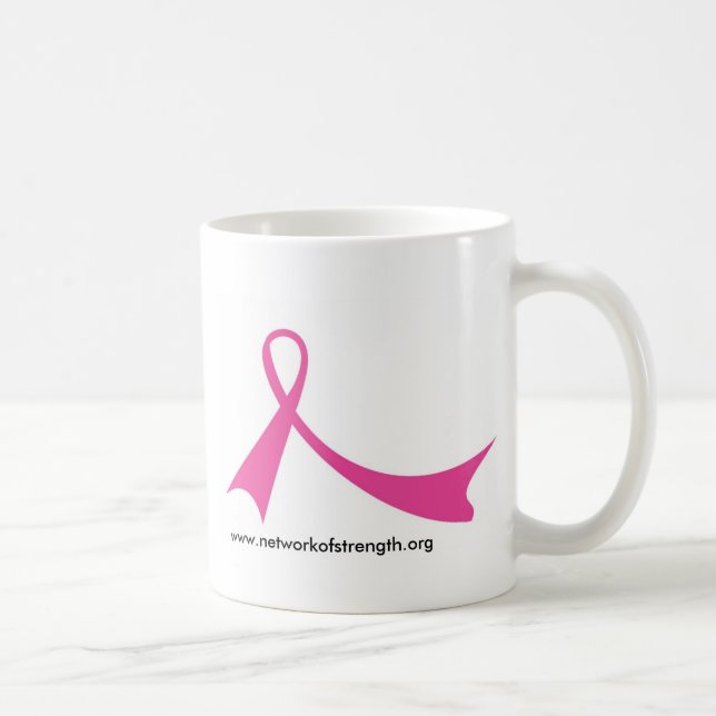 Pink Ribbon Mug (Right)