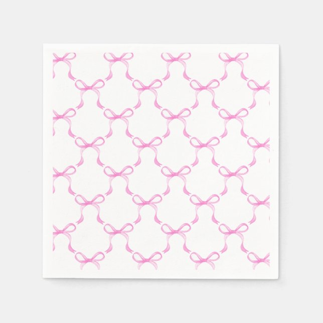 Pink Ribbon Napkins (Front)