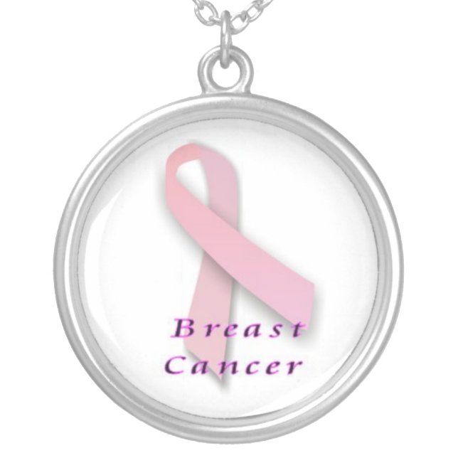 Pink Ribbon - necklace (Front)