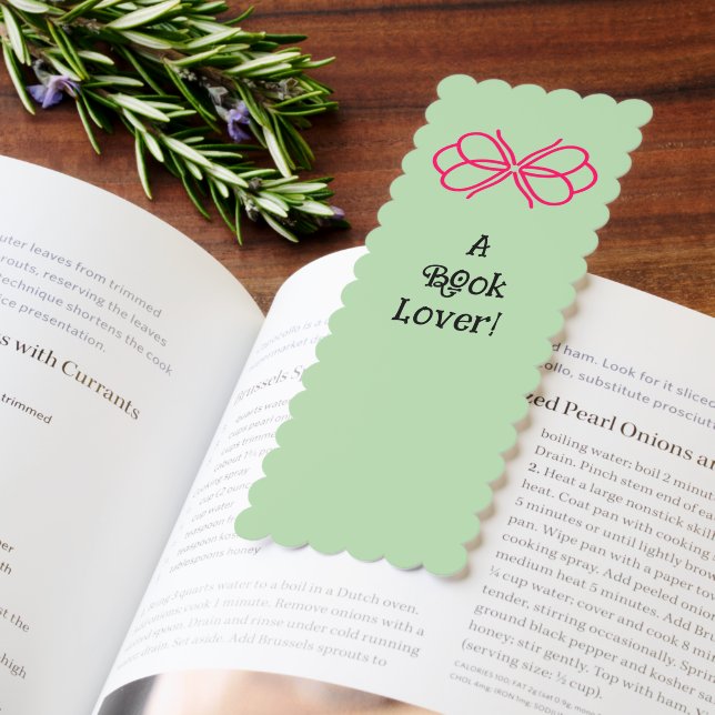 Pink Ribbon Paper Bookmark (Book)