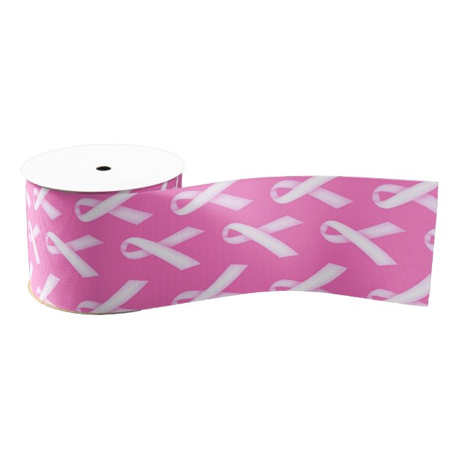 Pink Ribbon Pattern – Breast Cancer Awareness (Spool)