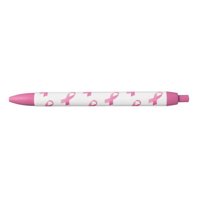 Pink Ribbon Pen, Black Inck Pen (Front)