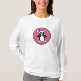 pink ribbon penguin T-Shirt