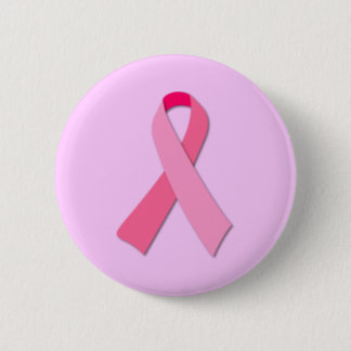 Pink Ribbon Pinback Button