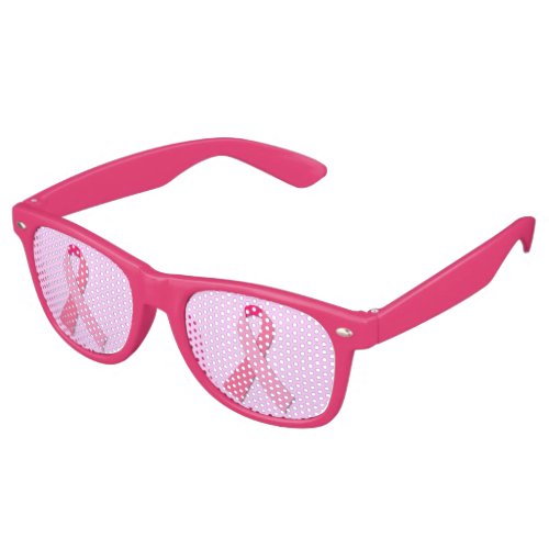 Pink Ribbon Retro Sunglasses