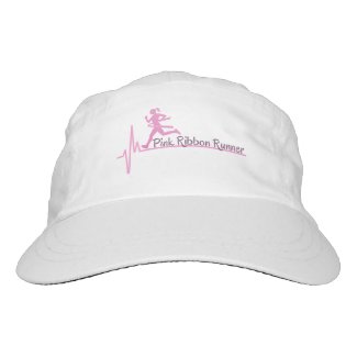 Pink Ribbon Runner Hat