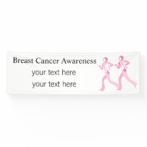 Pink Ribbon Runners Banner