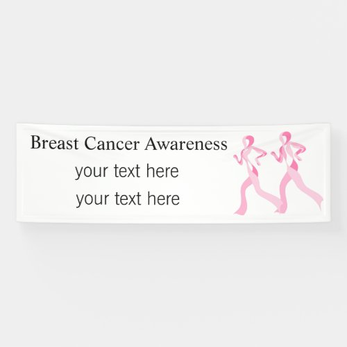 Pink Ribbon Runners Banner