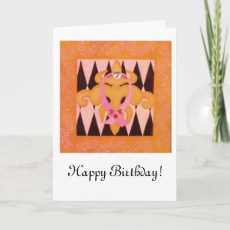 Pink Ribbon Series: Birthday Card