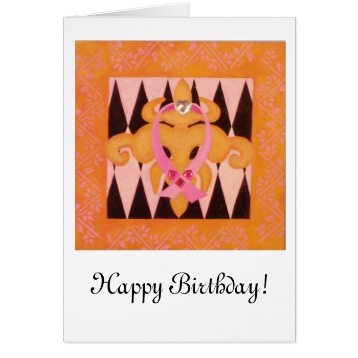 Pink Ribbon Series Birthday Card