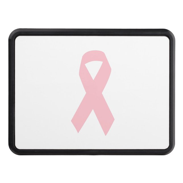 Pink Ribbon Shape Tow Hitch Cover (Front)