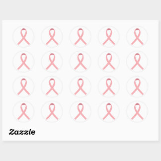 Pink Ribbon Stickers Breast Cancer Awareness