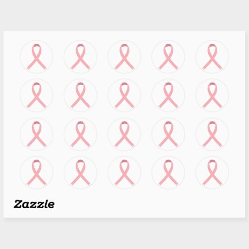  Pink Ribbon Stickers Breast Cancer Awareness 
