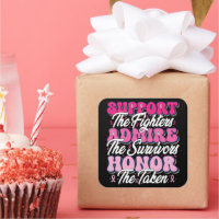 Pink Ribbon Support Admire Honor Breast Awareness